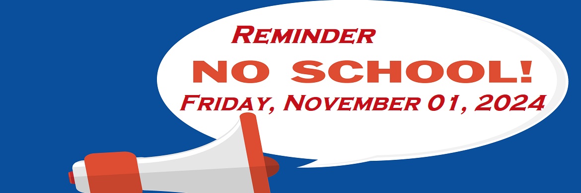 No School Nov, 01-Non-Student Day