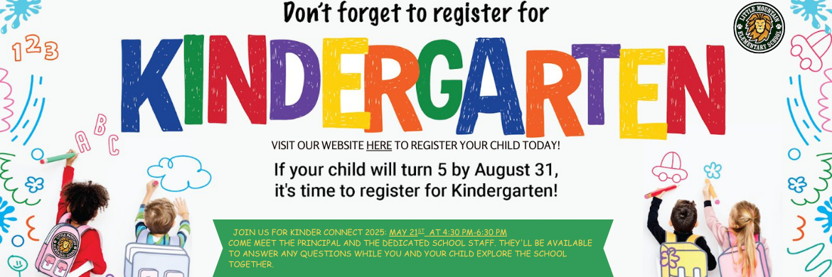 Register for Kindergarten!