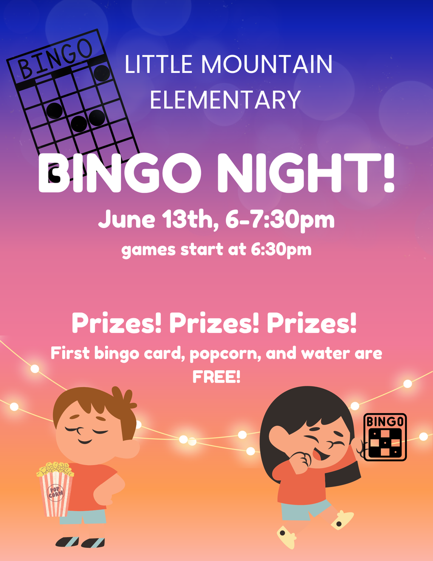 Bingo Night 6-7:30PM